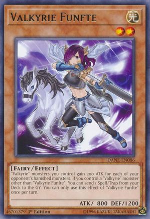 Valkyrie Funfte (DANE-EN086) - Rare - Unlimited - Dark Neostorm