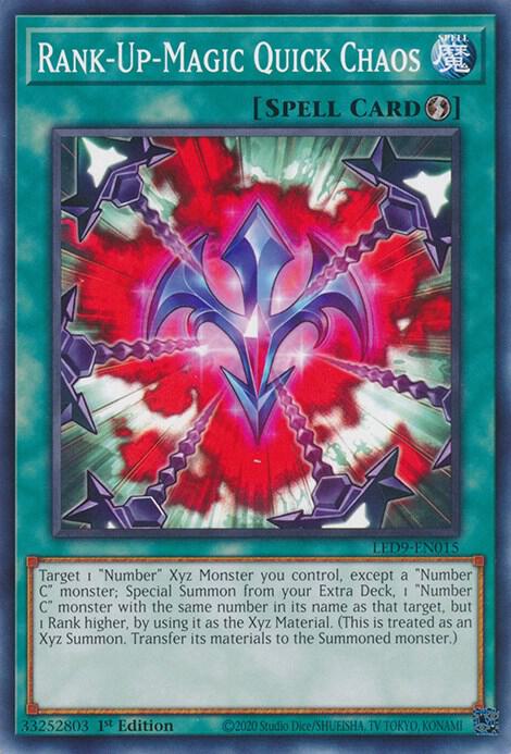 Rank-Up-Magic Quick Chaos LED9-EN015 (Legendary Duelists: Duels From the Deep)  - 1st Edition