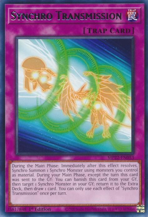 Synchro Transmission MP22-EN053 (2022 Tin of the Pharaoh's Gods)  - 1st Edition