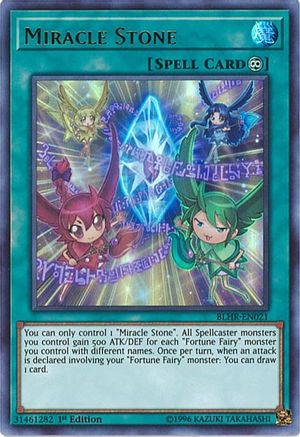 Miracle Stone (BLHR-EN021) - Ultra Rare - 1st Edition - Battles of Legend: Hero's Revenge