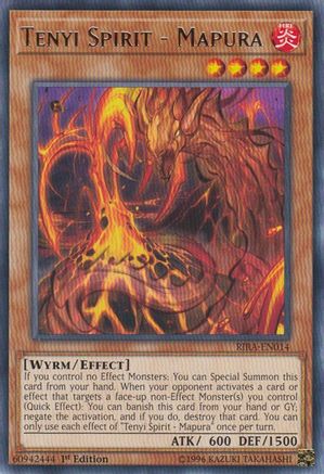 Tenyi Spirit - Mapura (RIRA-EN014) - Rare - Unlimited - Rising Rampage