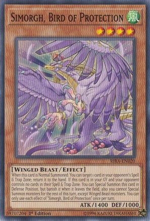 Simorgh, Bird of Protection (RIRA-EN020) - Common - Unlimited - Rising Rampage
