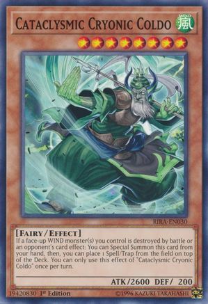 Cataclysmic Cryonic Coldo (RIRA-EN030) - Common - Rising Rampage