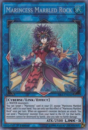 Marincess Marbled Rock (RIRA-EN042) - Secret Rare - Unlimited - Rising Rampage