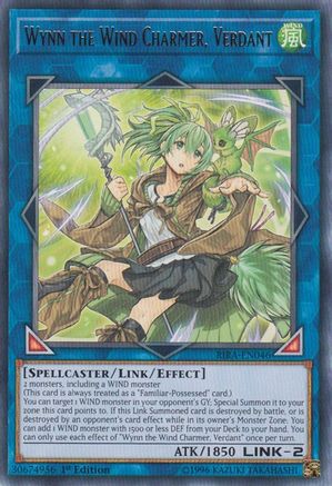 Wynn the Wind Charmer, Verdant (RIRA-EN046) - Rare - Unlimited - Rising Rampage