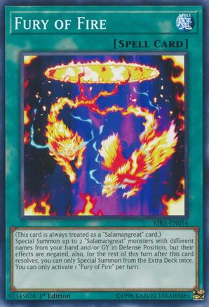 Fury of Fire (RIRA-EN054) - Common - Rising Rampage