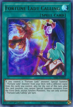 Fortune Lady Calling (RIRA-EN056) - Ultra Rare - Rising Rampage