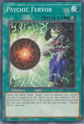 Psychic Fervor (RIRA-EN064) - Common - Unlimited - Rising Rampage