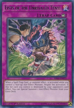 Fists of the Unrivaled Tenyi (RIRA-EN072) - Rare - Rising Rampage