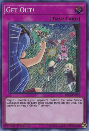 Get Out! (RIRA-EN076) - Secret Rare - Rising Rampage