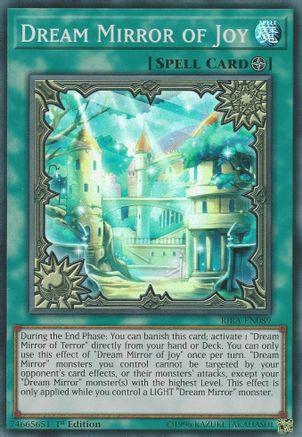 Dream Mirror of Joy (RIRA-EN089) - Super Rare - Unlimited - Rising Rampage