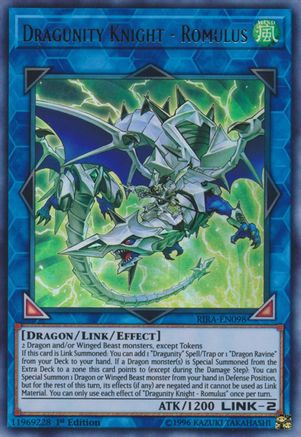 Dragunity Knight - Romulus (RIRA-EN098) - Ultra Rare - Rising Rampage