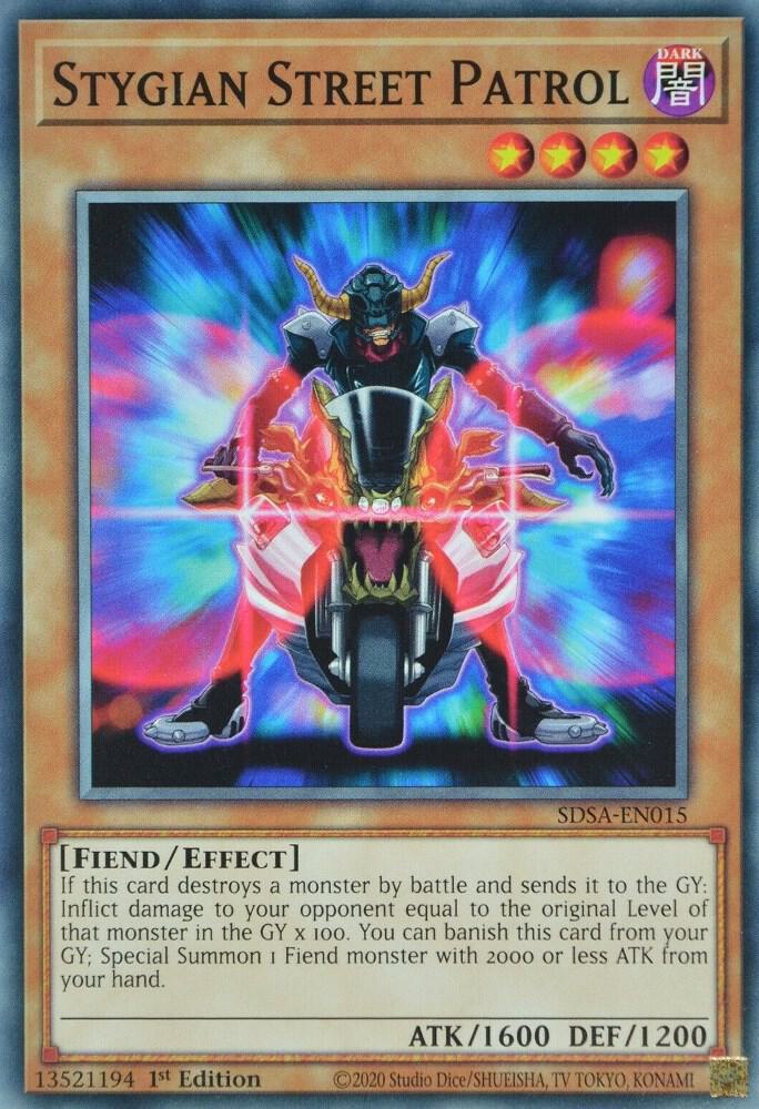 Stygian Street Patrol SDSA-EN015 (Structure Deck: Sacred Beasts)  - 1st Edition