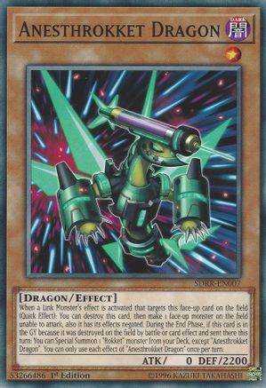 Anesthrokket Dragon (SDRR-EN007) - Common - Structure Deck: Rokket Revolt