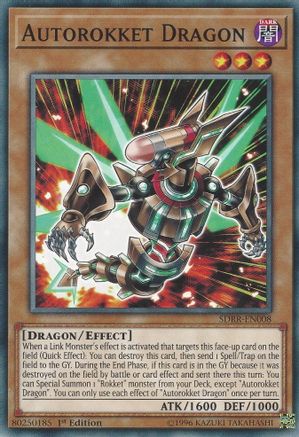 Autorokket Dragon (SDRR-EN008) - Common - 1st Edition - Structure Deck: Rokket Revolt