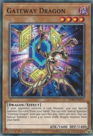 Gateway Dragon (SDRR-EN013) - Common - 1st Edition - Structure Deck: Rokket Revolt