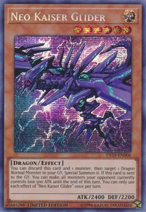 Neo Kaiser Glider (TN19-EN006) - Prismatic Secret Rare - 2019 Gold Sarcophagus Tin