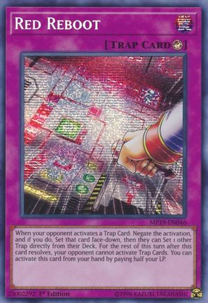 Red Reboot (MP19-EN046) - Prismatic Secret Rare - 2019 Gold Sarcophagus Tin Mega Pack