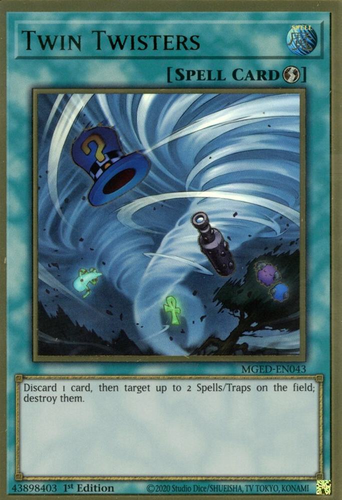 Twin Twisters MGED-EN043 (Maximum Gold: El Dorado)  - 1st Edition