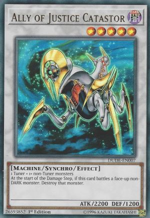 Ally of Justice Catastor (DUDE-EN007) - Ultra Rare - Duel Devastator