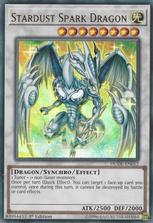 Stardust Spark Dragon (DUDE-EN012) - Ultra Rare - Duel Devastator