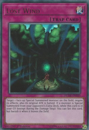 Lost Wind (DUDE-EN049) - Ultra Rare - 1st Edition - Duel Devastator