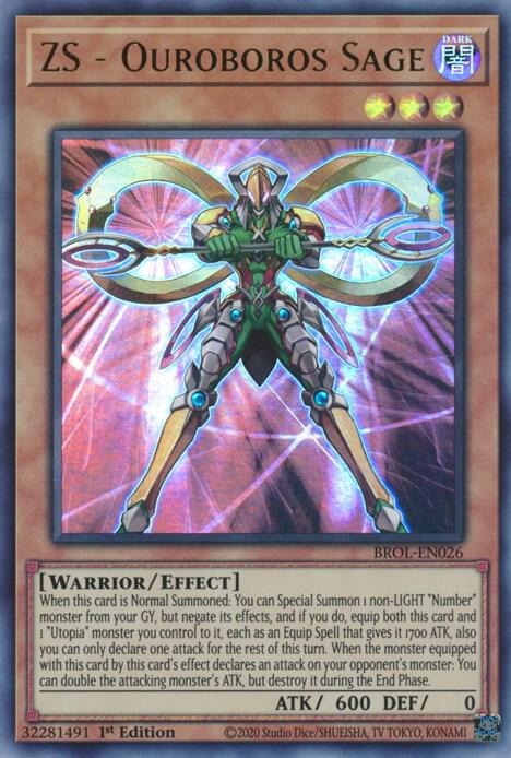 ZS - Ouroboros Sage BROL-EN026 (Brothers of Legend)  - 1st Edition