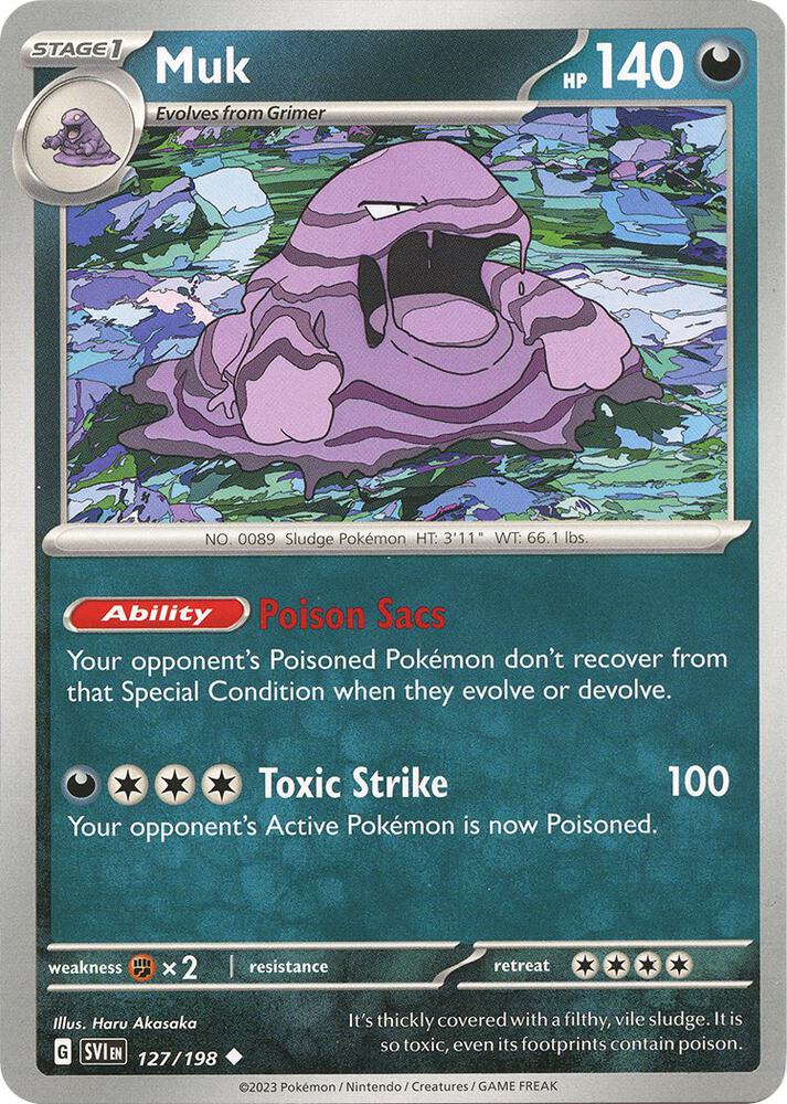 Muk 127/198 (SV01: Scarlet & Violet Base Set) 