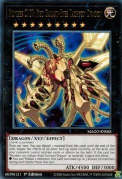 Number C107 Neo Galaxy Eyes Tachyon Dragon MAGO-EN063 (Maximum Gold)  - 1st Edition