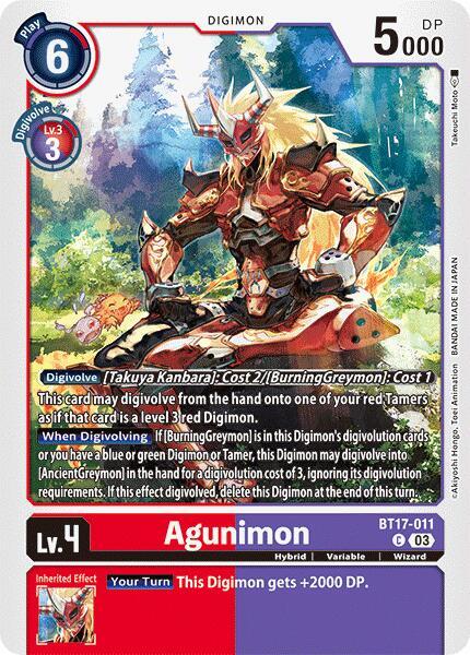 Agunimon BT17-011 C (Secret Crisis) 