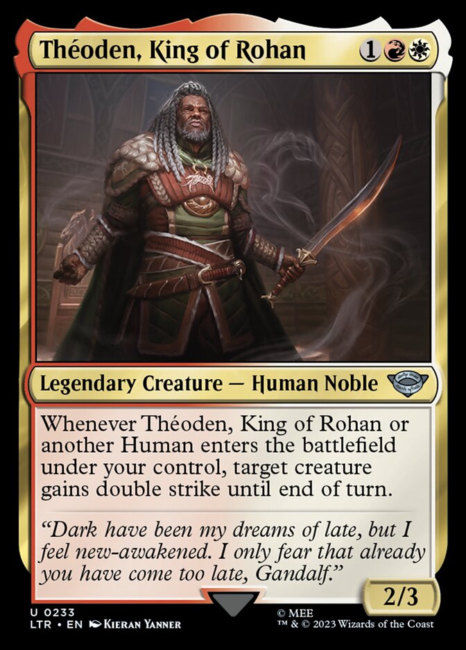 Théoden, King of Rohan 233/281 (Universes Beyond: The Lord of the Rings: Tales of Middle-earth) 