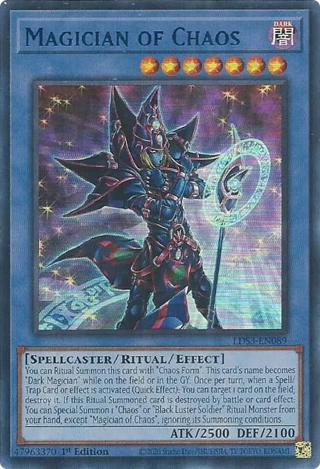 Magician of Chaos Blue LDS3-EN089 (Legendary Duelists: Season 3)  - 1st Edition