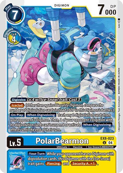 PolarBearmon EX8-023 U (Chain of Liberation) 