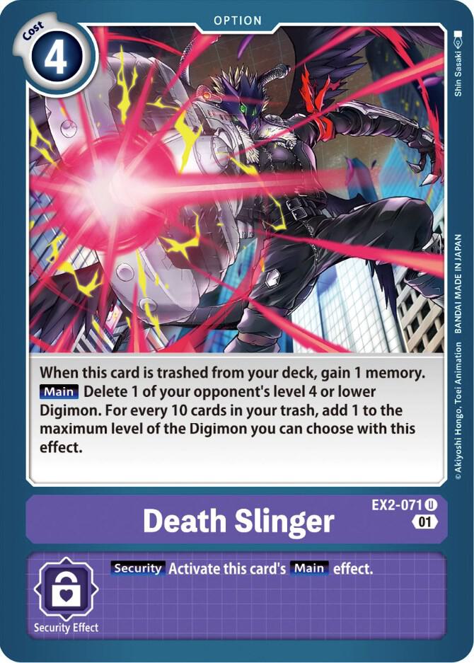 Death Slinger EX2-071 U (Digital Hazard) 