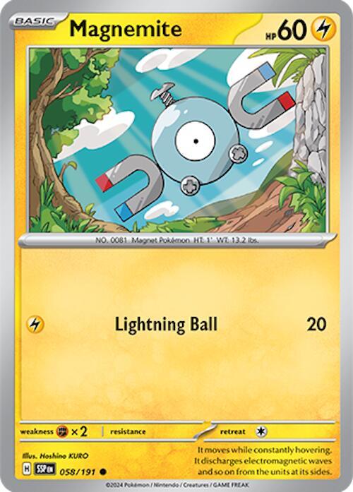 Magnemite 058/191 (SV08: Surging Sparks) 