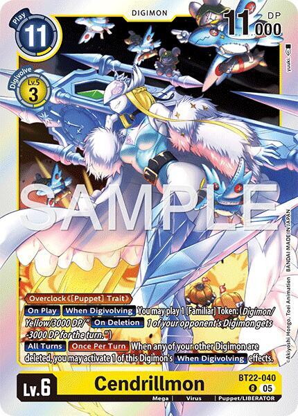 Cendrillmon BT22-040 R (Cyber Eden)  - Foil