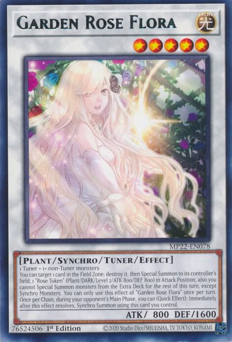 Garden Rose Flora MP22-EN078 (2022 Tin of the Pharaoh's Gods)  - 1st Edition