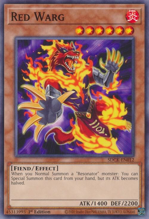 Red Warg SDCK-EN012 (Structure Deck: The Crimson King)  - 1st Edition