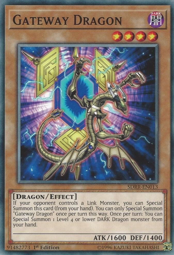 Gateway Dragon SDRR-EN013 (Structure Deck: Rokket Revolt)  - 1st Edition