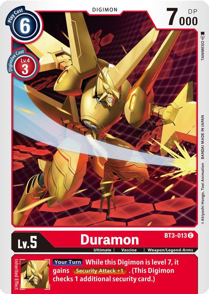 Duramon BT3-013 C (Release Special Booster 1.5) 