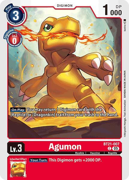 Agumon BT21 007 BT21-007 C (World Convergence) 