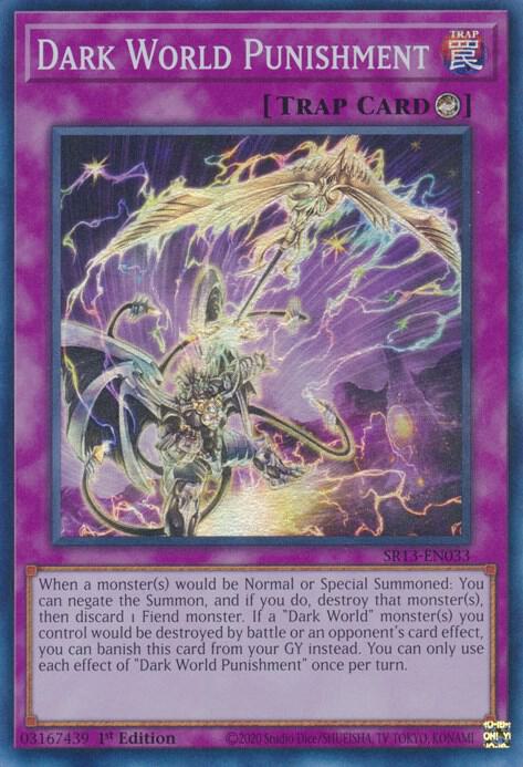 Dark World Punishment SR13-EN033 (Structure Deck: Dark World)  - 1st Edition