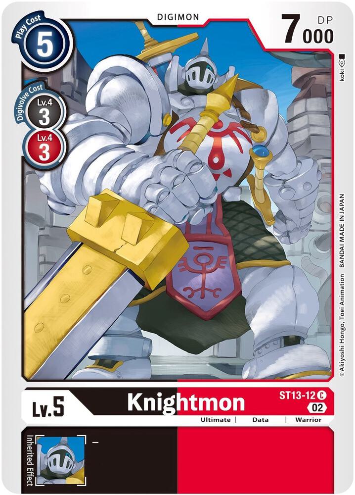 Knightmon ST13-12 C (Starter Deck 13: Ragnaloardmon) 