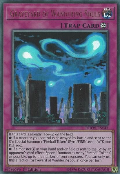 Graveyard of Wandering Souls DUOV-EN043 (Duel Overload)  - 1st Edition