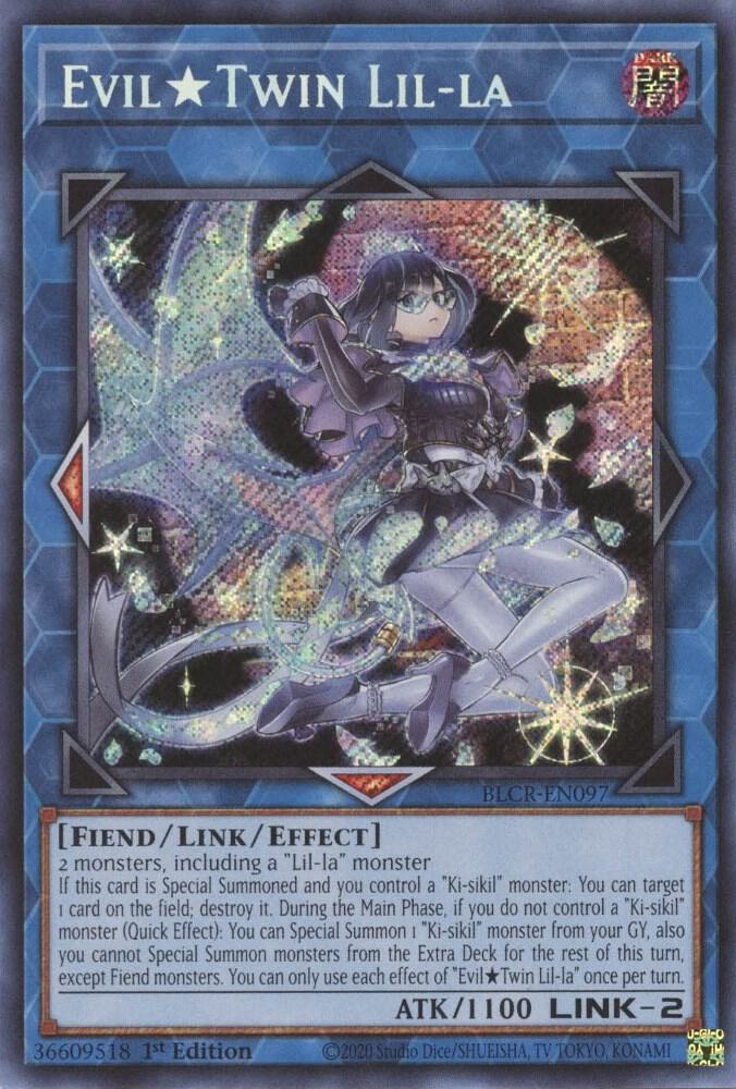 Evil★Twin Lil-la BLCR-EN097 (Battles of Legend: Crystal Revenge)  - 1st Edition