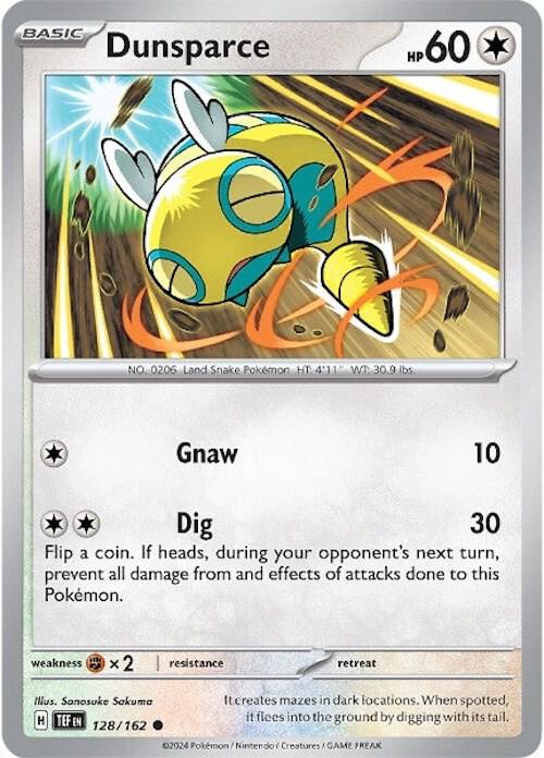 Dunsparce 128/162 (SV05: Temporal Forces) 