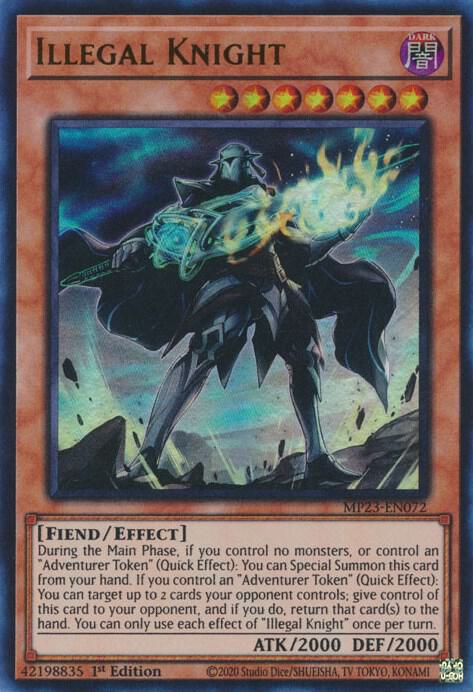 Illegal Knight MP23-EN072 (25th Anniversary Tin: Dueling Heroes Mega Pack)  - 1st Edition
