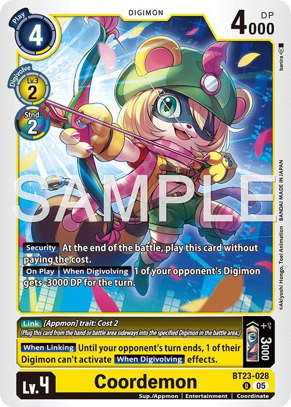 Coordemon BT23-028 U (Hackers' Slumber) 