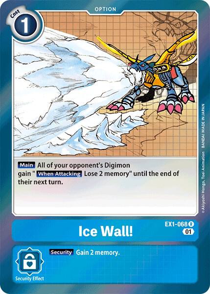 Ice Wall EX1-068 R (Classic Collection)  - Foil
