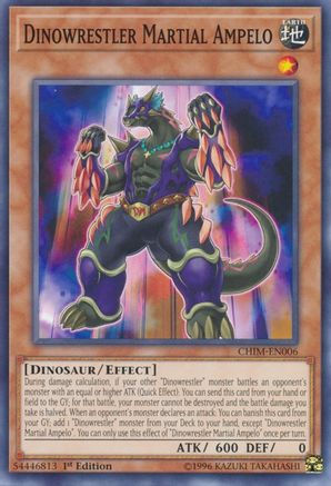 Dinowrestler Martial Ampelo (CHIM-EN006) - Common - Unlimited - Chaos Impact